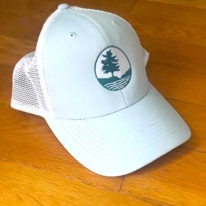 Trucker SnapBack Hat Mesh with Tree Light Seafoam